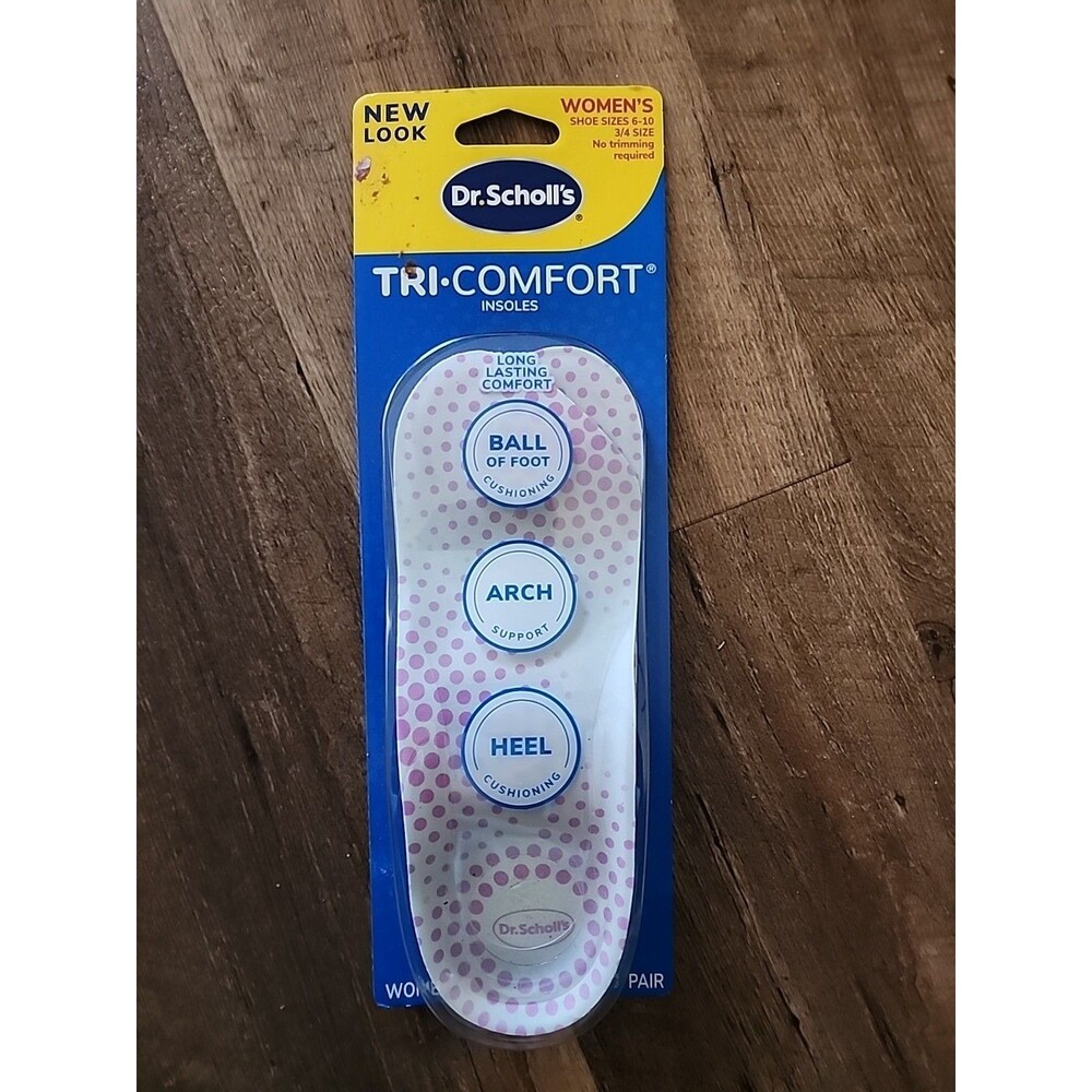 Dr. Scholl's Comfort Tri-Comfort Insoles for Women - Size (6-10) 3/4 size
